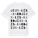 Jeux-lès-Bard ordlek t-shirt