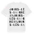 Jours-lès-Baigneux ordlek t-shirt