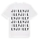 Juilly ordlek t-shirt