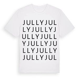 Jully ordlek t-shirt – ekologisk bomull t-shirt från Pinshirt