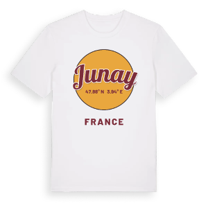 Junay cirkel t-shirt – ekologisk bomull t-shirt från Pinshirt