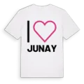 Jag älskar Junay t-shirt stort tryck