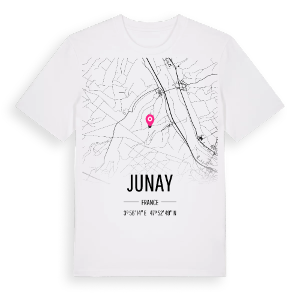 Junay karta t-shirt – ekologisk bomull t-shirt från Pinshirt