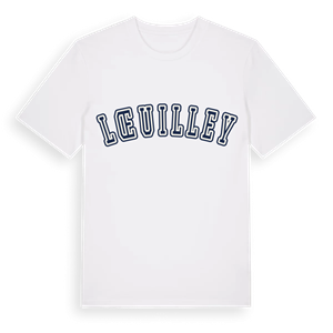 Lœuilley college t-shirt – ekologisk bomull t-shirt från Pinshirt