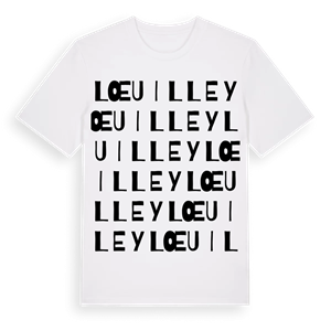 Lœuilley ordlek t-shirt – ekologisk bomull t-shirt från Pinshirt