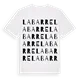 La Barre ordlek t-shirt