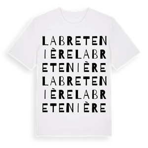 La Bretenière ordlek t-shirt – ekologisk bomull t-shirt från Pinshirt