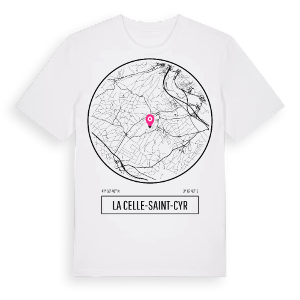 La Celle-Saint-Cyr t-shirt – ekologisk bomull t-shirt från Pinshirt