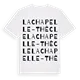 La Chapelle-Thècle ordlek t-shirt