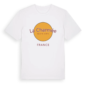 La Charmée cirkel t-shirt – ekologisk bomull t-shirt från Pinshirt