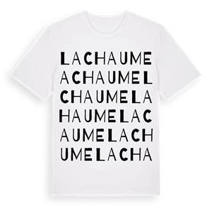 La Chaume ordlek t-shirt – ekologisk bomull t-shirt från Pinshirt