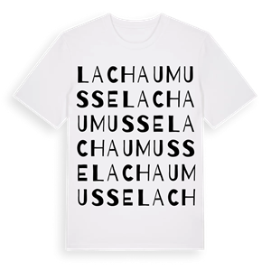 La Chaumusse ordlek t-shirt – ekologisk bomull t-shirt från Pinshirt