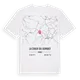 La Chaux-du-Dombief karta t-shirt