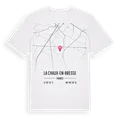 La Chaux-en-Bresse karta t-shirt