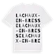 La Chaux-en-Bresse ordlek t-shirt