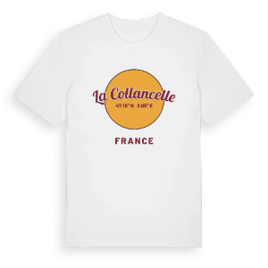 La Collancelle cirkel t-shirt – ekologisk bomull t-shirt från Pinshirt