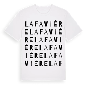 La Favière ordlek t-shirt – ekologisk bomull t-shirt från Pinshirt