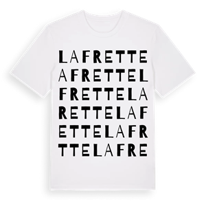 La Frette ordlek t-shirt – ekologisk bomull t-shirt från Pinshirt