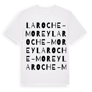 La Roche-Morey ordlek t-shirt – ekologisk bomull t-shirt från Pinshirt