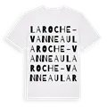 La Roche-Vanneau ordlek t-shirt
