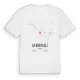 La Rochelle karta t-shirt