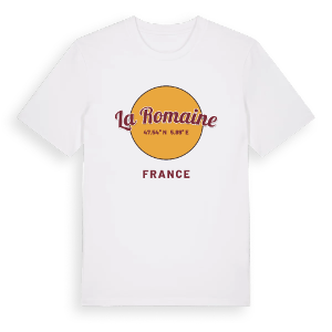 La Romaine cirkel t-shirt – ekologisk bomull t-shirt från Pinshirt