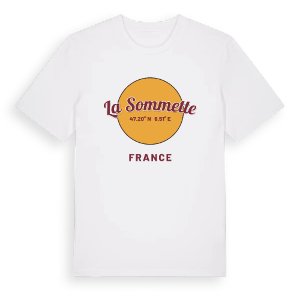 La Sommette cirkel t-shirt – ekologisk bomull t-shirt från Pinshirt