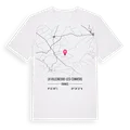 La Villeneuve-les-Convers karta t-shirt