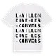 La Villeneuve-les-Convers ordlek t-shirt