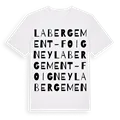 Labergement-Foigney ordlek t-shirt