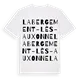 Labergement-lès-Auxonne ordlek t-shirt