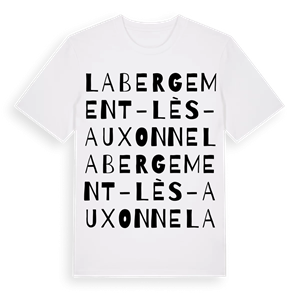 Labergement-lès-Auxonne ordlek t-shirt – ekologisk bomull t-shirt från Pinshirt