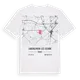 Labergement-lès-Seurre karta t-shirt