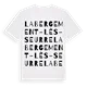 Labergement-lès-Seurre ordlek t-shirt