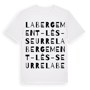 Labergement-lès-Seurre ordlek t-shirt – ekologisk bomull t-shirt från Pinshirt