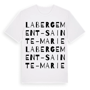 Labergement-Sainte-Marie ordlek t-shirt – ekologisk bomull t-shirt från Pinshirt