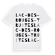 Lac-des-Rouges-Truites ordlek t-shirt