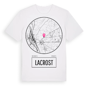 Lacrost t-shirt – ekologisk bomull t-shirt från Pinshirt