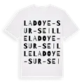Ladoye-sur-Seille ordlek t-shirt