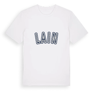 Lain college t-shirt – ekologisk bomull t-shirt från Pinshirt