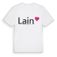 Lain hjärta t-shirt