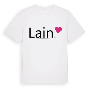 Lain hjärta t-shirt – ekologisk bomull t-shirt från Pinshirt