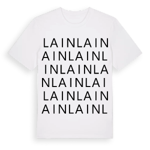 Lain ordlek t-shirt – ekologisk bomull t-shirt från Pinshirt