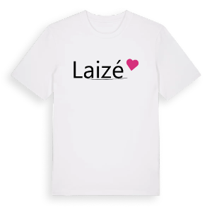 Laizé hjärta t-shirt – ekologisk bomull t-shirt från Pinshirt