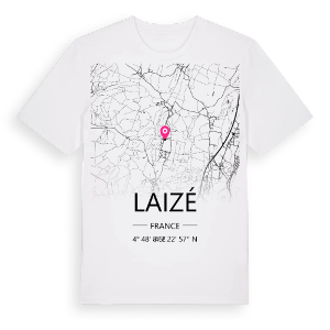 Laizé karta t-shirt – ekologisk bomull t-shirt från Pinshirt