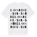 Lamarche-sur-Saône ordlek t-shirt
