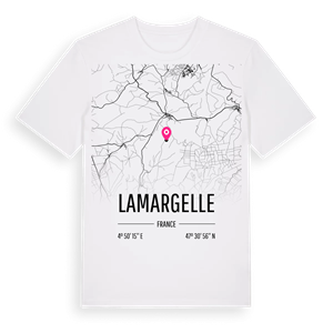 Lamargelle karta t-shirt – ekologisk bomull t-shirt från Pinshirt
