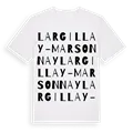 Largillay-Marsonnay ordlek t-shirt