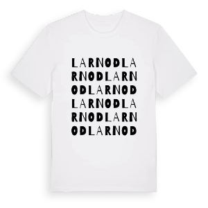 Larnod ordlek t-shirt – ekologisk bomull t-shirt från Pinshirt
