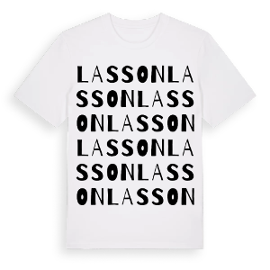 Lasson ordlek t-shirt – ekologisk bomull t-shirt från Pinshirt
